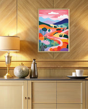Pastel Pathway Hills