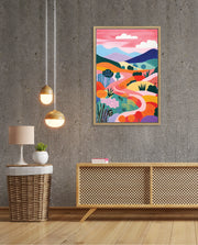 Pastel Pathway Hills
