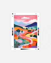Pastel Pathway Hills