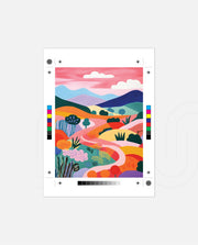 Pastel Pathway Hills