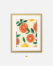 Citrus Pattern Bloom