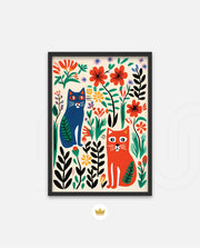Garden Cats Duo
