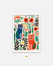 Garden Cats Duo