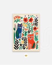Garden Cats Duo