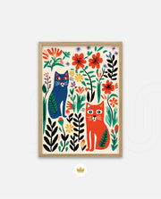 Garden Cats Duo