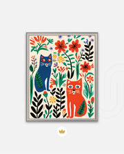 Garden Cats Duo