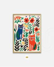 Garden Cats Duo