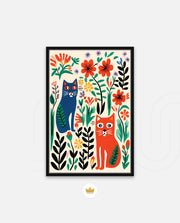 Garden Cats Duo