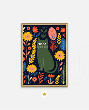 Midnight Garden Cat