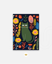 Midnight Garden Cat