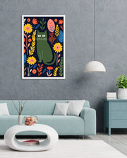 Midnight Garden Cat