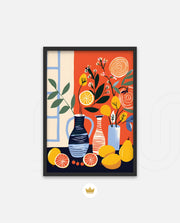 Citrus Vase Still