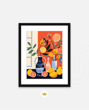 Citrus Vase Still