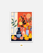 Citrus Vase Still