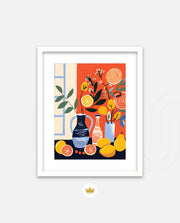 Citrus Vase Still