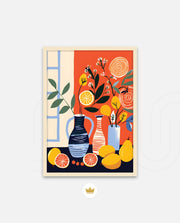 Citrus Vase Still