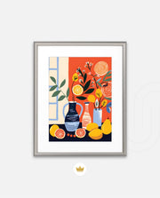 Citrus Vase Still