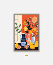 Citrus Vase Still