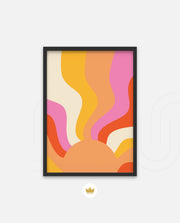 Retro Wave Sun