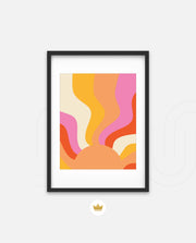 Retro Wave Sun
