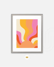 Retro Wave Sun