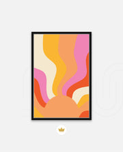 Retro Wave Sun