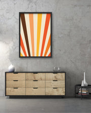 Retro Sunburst Lines