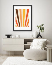 Retro Sunburst Lines