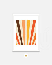 Retro Sunburst Lines