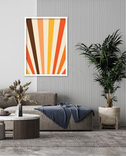 Retro Sunburst Lines
