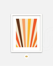 Retro Sunburst Lines