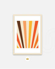 Retro Sunburst Lines