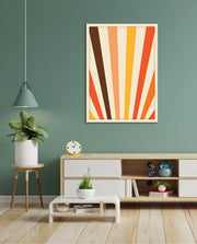 Retro Sunburst Lines