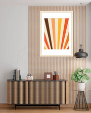 Retro Sunburst Lines