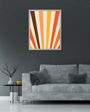 Retro Sunburst Lines