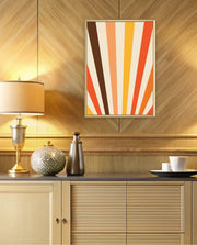 Retro Sunburst Lines