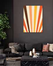Retro Sunburst Lines
