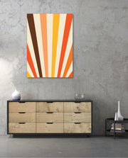 Retro Sunburst Lines