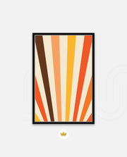 Retro Sunburst Lines