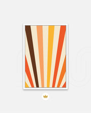 Retro Sunburst Lines