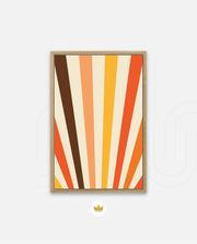 Retro Sunburst Lines