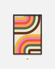 Retro Curve Layers