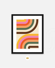 Retro Curve Layers