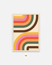 Retro Curve Layers
