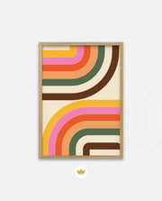 Retro Curve Layers