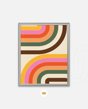 Retro Curve Layers