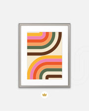 Retro Curve Layers