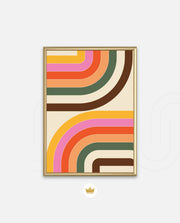 Retro Curve Layers