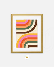 Retro Curve Layers