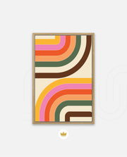 Retro Curve Layers